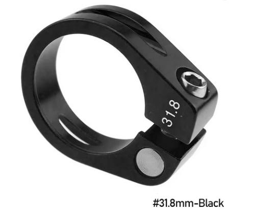 Aluminum Alloy Bicycle Seatpost Clamp Seat Tube Clamp MTB Bike Seat Tube Clip Bike Parts Bike Saddle Seat