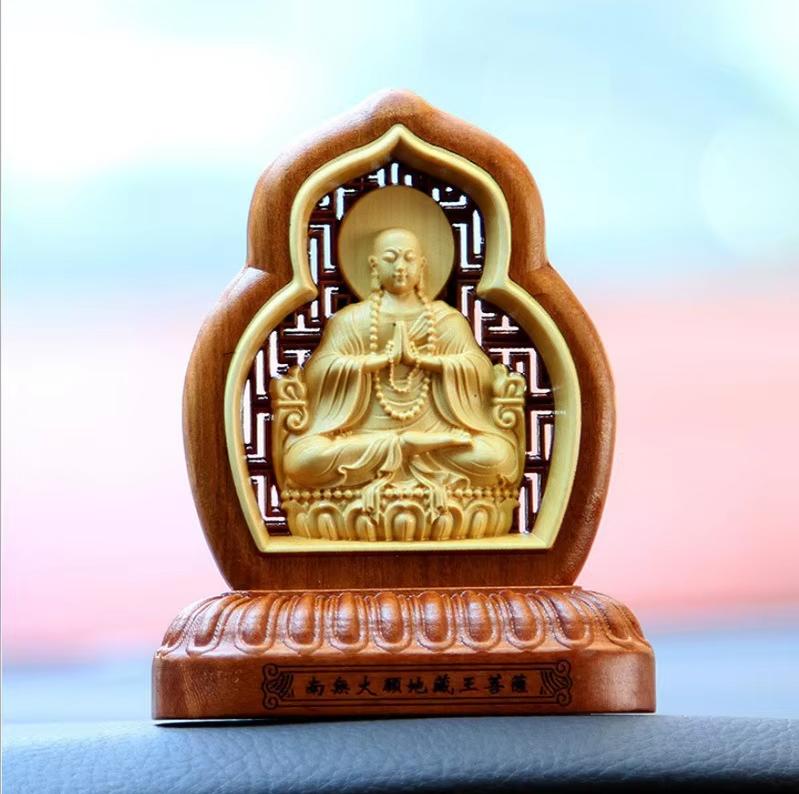 Wooden carving Guanyin-kylin sculptures and figurines  high-quality Home, Room, Office, Car Wealth Luck Feng Shui Decor