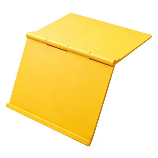 Mahjong Card Holder for Table 3D Printed Angled Viewing Display Rack Under-Mat Slide-in
