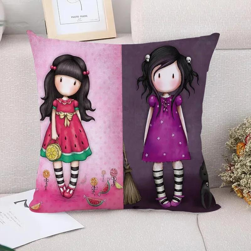 Couple Pillow Pillowcases  Gorjuss Fall Decor Decorative Cushion Cover X Covers for Bed Pillows Pilow Cases