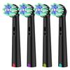 Cross Action Electric Toothbrush Replacement Heads Compatible with Oral B Pro, X-Shape and Angled Bristles Brush Head for OralB