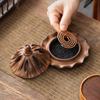 Heat-resistant Incense Burner Holder Flower Statue Fireproof Cotton Ceramic Smudge Bowl Insulation Handcrafted
