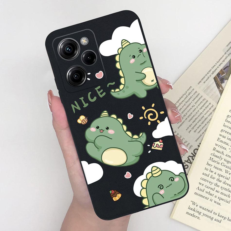 Cell Phone Case For Xiaomi Poco X5 Pro 5G Trendy Pattern Silicone Protective Matte Cover For PocoX5 X 5 X5Pro Capa Funda Bumper