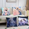 Cartethyia Wuthering Waves Pillow Case Cushion Cover Decor Home Throw Pillow Covers For Couch Camping Pillow Cover Decorations