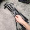 Șurub de ancorare tip J din oțel carbon