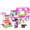 102PCS Building Blocks Set Friends City Van Snack House Car Dog Wagon Educational Bricks Figures Toy for Children Christmas Gift