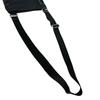 Prada Diagonally Hung Triangle Logo Shoulder Bag Nylon Black Unisex Used