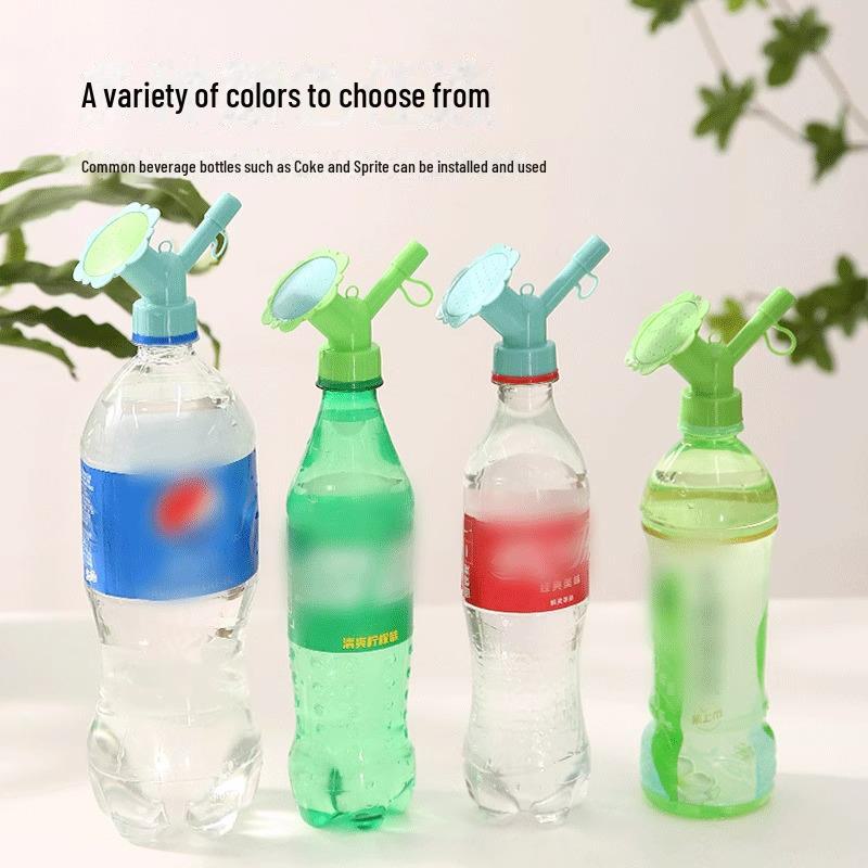 Univerzální zavlažovací tryska na lahve s dvojitým účelem pro slunečnice
