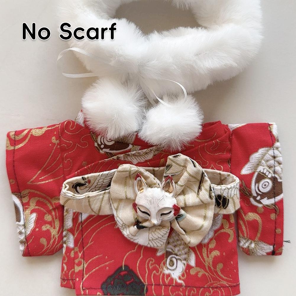 Miniature Kimono Skirt Set for 17cm Labubu Dolls Cute DIY Doll Clothes Fashion Accessories Lovely Outfit Gifts for Girls Friends