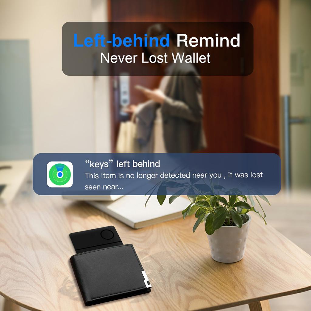 Drahtloser wiederaufladbarer Smartcard-Tracker Langstrecken-Finder für Apple Find My Sprachortung Schlüssel Tasche Spielzeug für iOS iPhone
