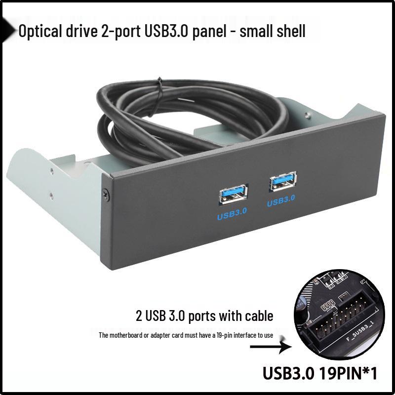 

Передняя панель для оптического привода 5,25 USB 3.0 с USB 3.0 концентратором на 4 порта + USB 2.0 концентратором на 2 порта (19-КОНТАКТНЫЙ)