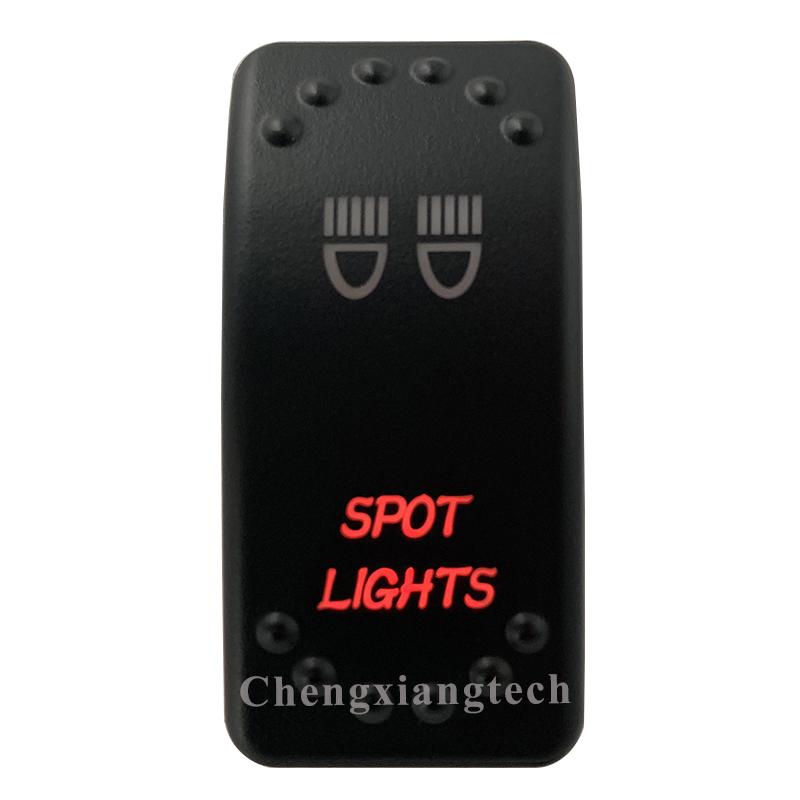 12V 20A Red Led Light Spot Lights Bar Rocker Switch Waterproof Toggle for Car Boat Marine ARB/CARLING/NARVA/4x4 Switch Replace Battery Switches5