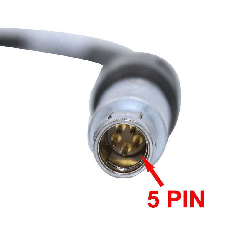 A00304 Data Power Cable 5pin For Top Hiper V II Pro GB GR Total Station Male To USB Connect PC To GPS RTK Surveying