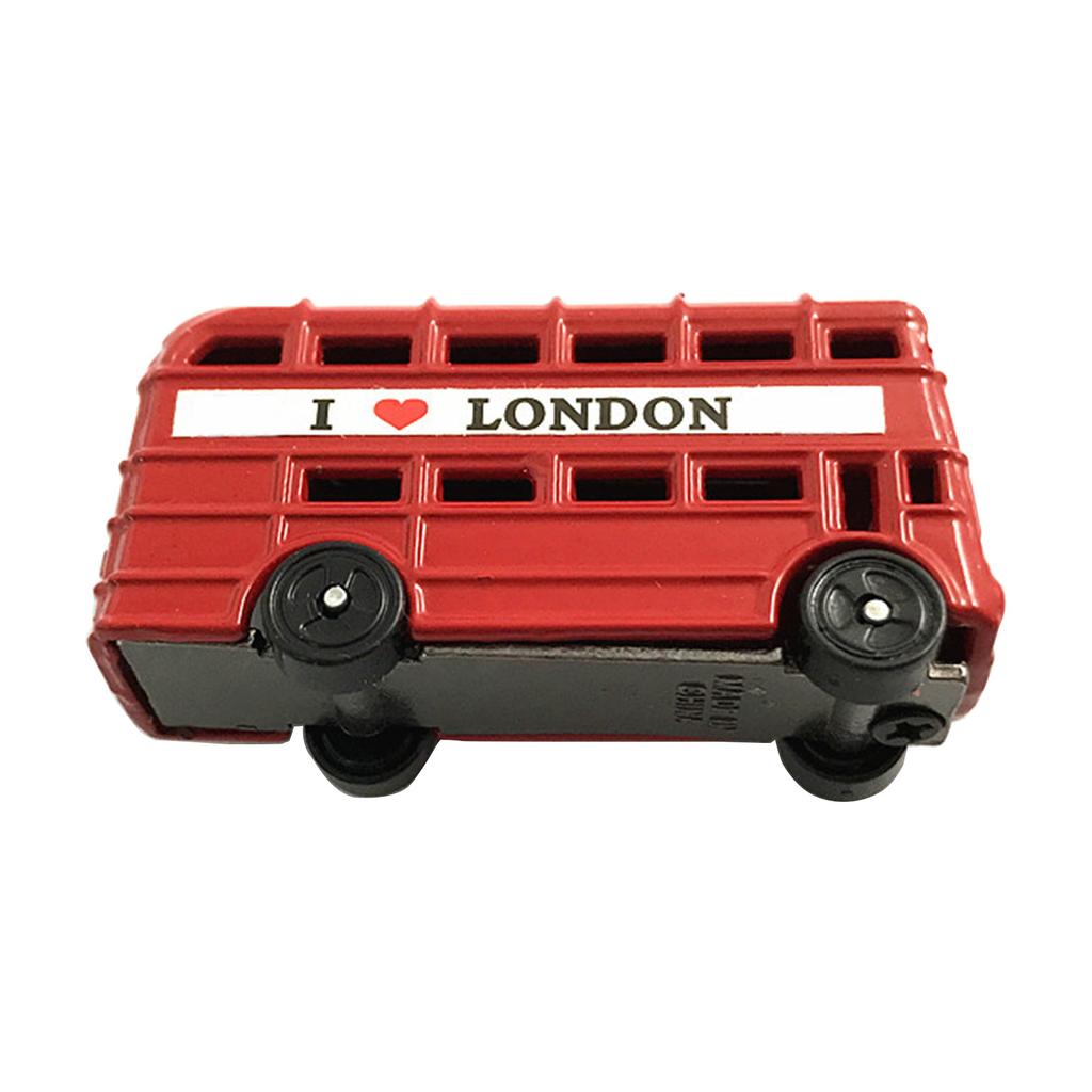 Fridge Magnet Unique Zinc Alloy London Bus Telephone Box Refrigerator Magnets Durabiliy For Home Decoration