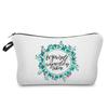 Women Flower Print Cosmetic Bag Toiletries Organize Travel Storage Case 6778