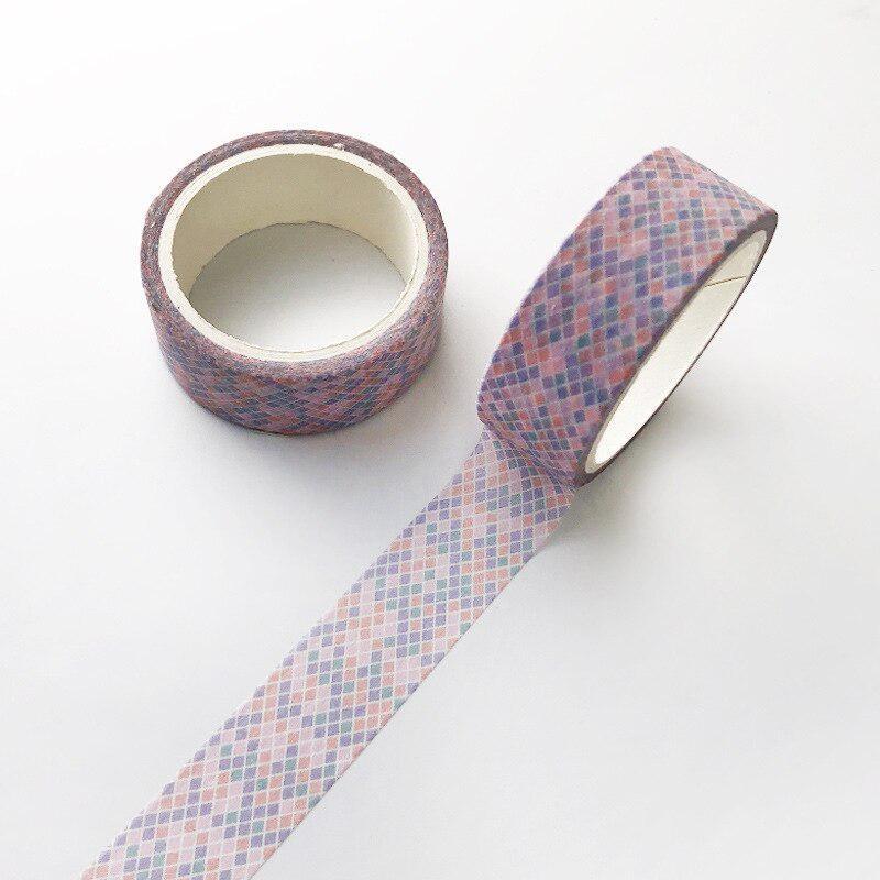 5m*1.5cm Cute Hand Tape DIY Decorative Dots Green Leaves Waves PatternTape Decorative Tape