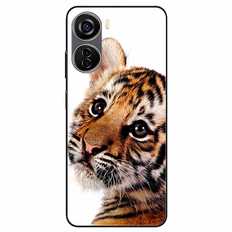 For ZTE Libero 5G IV Case A302 Soft Silicone Lovely Shockproof Cover for ZTE Libero 5G IV TPU Coque Cute Cats Funda Shells 6.6''