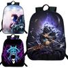 Solo Leveling Primary School Bag Sung Jin Woo Children's Cartoon Backpack Boys Girls Anime Kawaii Cartoon School Mochila