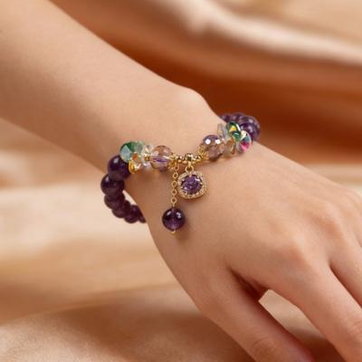 Women Bracelet Ergonomic Curvature Comfortable Fit Adjustable Extension Chain Cubic Zirconia Stones Bracelet Stacking Design Bracelet