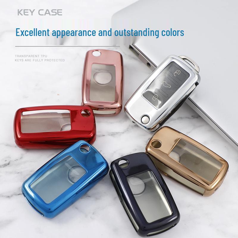 Volkswagen Klappschlüsselhülle für Bora, Tiguan, Santana, Jetta, Sagitar, Polo, Lavida