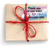 50pcs I Appreciate You Thank You Card Shopping Purchase Greeting Cards for Small Business Owners Package Inserts