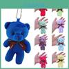 Cute Teddy Bear Plush Keychain Pendant Wholesale Gift