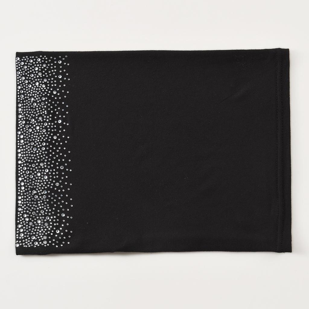 Muslimische Schlauchmützen Damen Weiche Premium Jersey Unterkappen Glänzender Strass Innerer Hijab Diamant Einlage Turban Offene Mützen Islam Ramadan