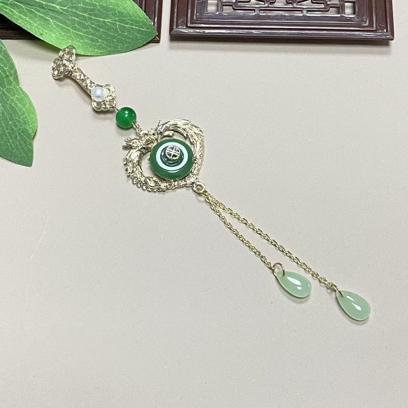 Chinese Fad Cheongsam Lappet Pendant New Chinese Original Retro Style Corsage Ornaments Han Dynasty Tassel Brooch Ornament Accessories