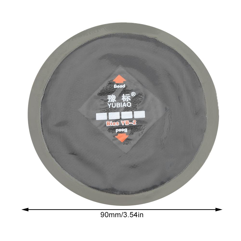10Pcs 90mm Car Natural Rubber Tire Tyre Puncture Repair Cold Roud Patch Tubeless Patches Automobiles Repair Tool