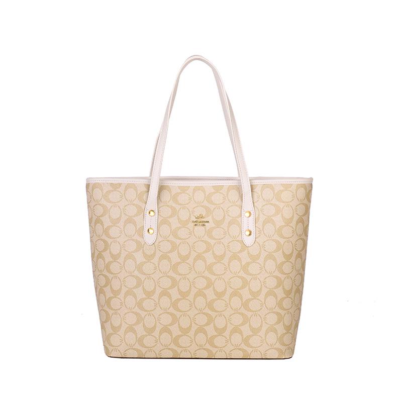 

Women s Classic Floral Tote: Large Capacity Fashion Shoulder & Versatile Commuter Bag