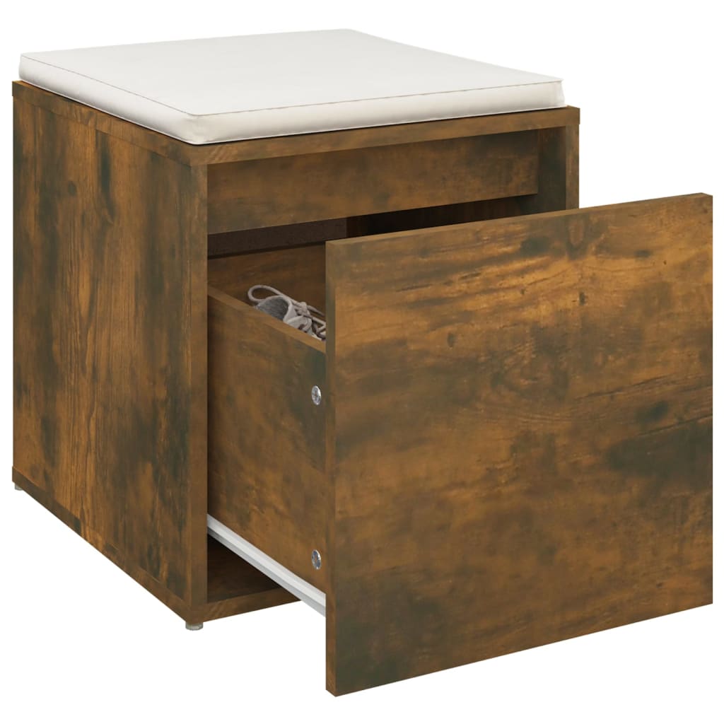 Scatola Cassetto Rovere Affumicato 40,5 x 40 x 40 cm Legno Ingegnerizzato