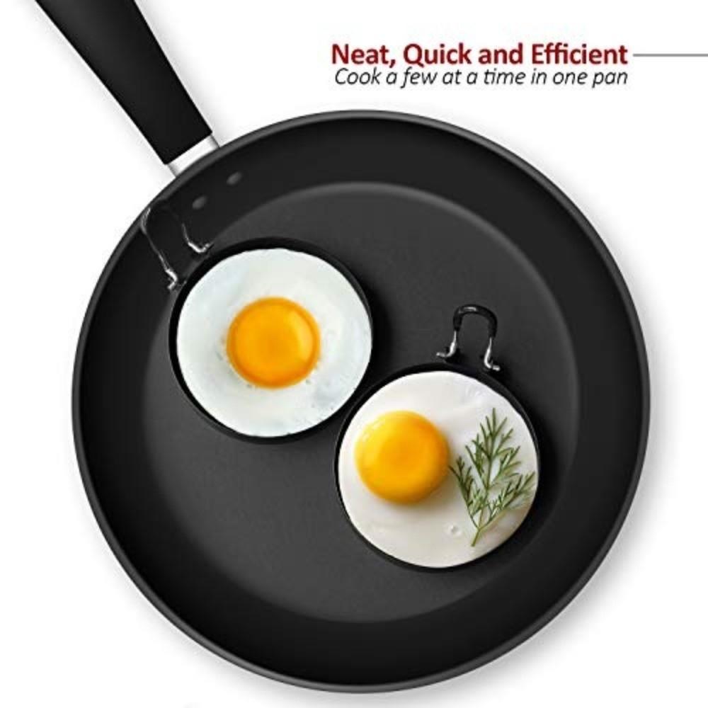 Easy Clean Egg Cooking Rings Stainless Steel Fried Egg Molds High Quality Egg Rings  Breakfast