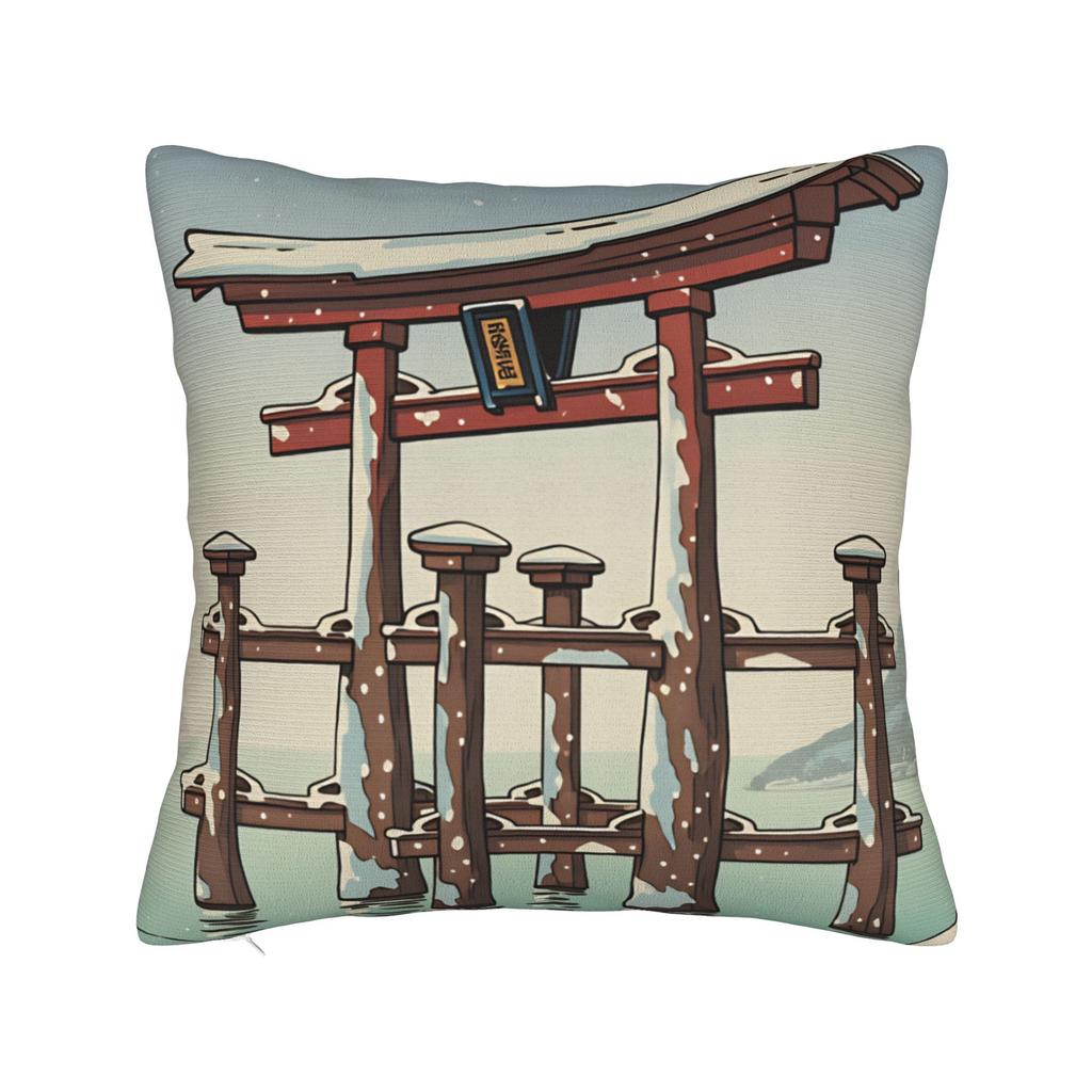 Art Japanese Ukiyo-e Pillow Case  Soft Pillow Cover For Office Car Home Decor Funny Pillowcases