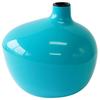 Yawata Kasei Sceltevie VERTU DE VASE (Vertu De Vase) Small Storage with Flower Vase, Turquoise Blue, Approx. 16.2 X 15.2 X 14.8 Cm