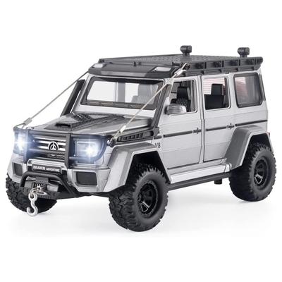 Maßstab 1:24 Benz G550 Druckgussauto-Modellspielzeug, zurückziehbares Spielzeugfahrzeug mit Ton und Licht für Kinder, Kleinkinder, Jungen und Mädchen, Geschenkkollektion