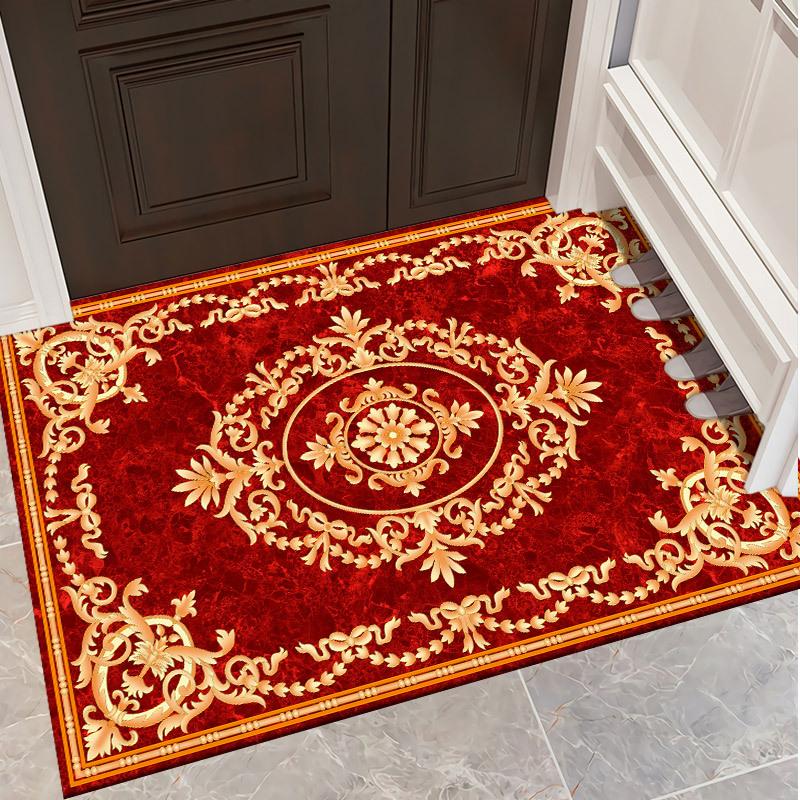 New Chinese Style Entrance Mat Entry Door Mat Dirt Resistant and Easy To Maintain  Living Room Bedroom Carpet