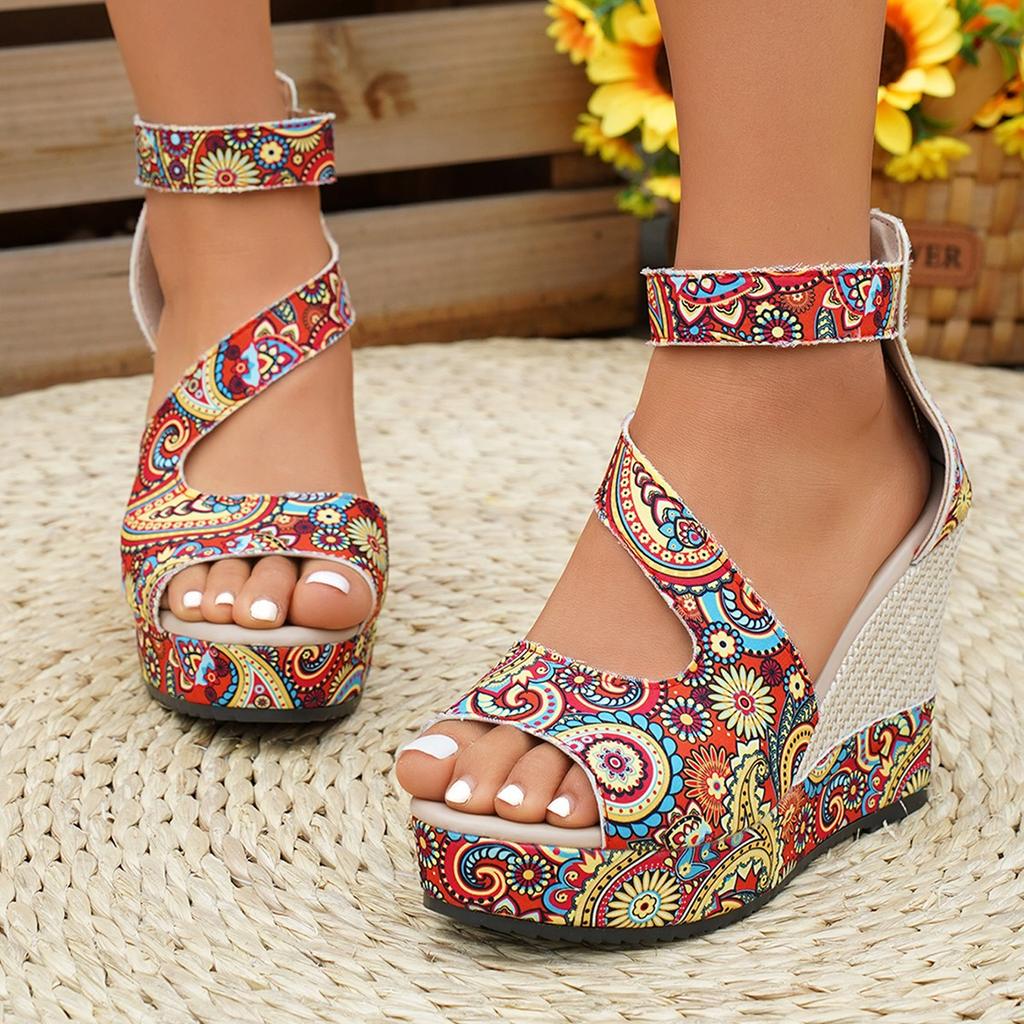 New Spring Plus-size Single shoesMary Jane Shoes Cross-strap Square Toe Thick Heel Shoes New Spring Style
