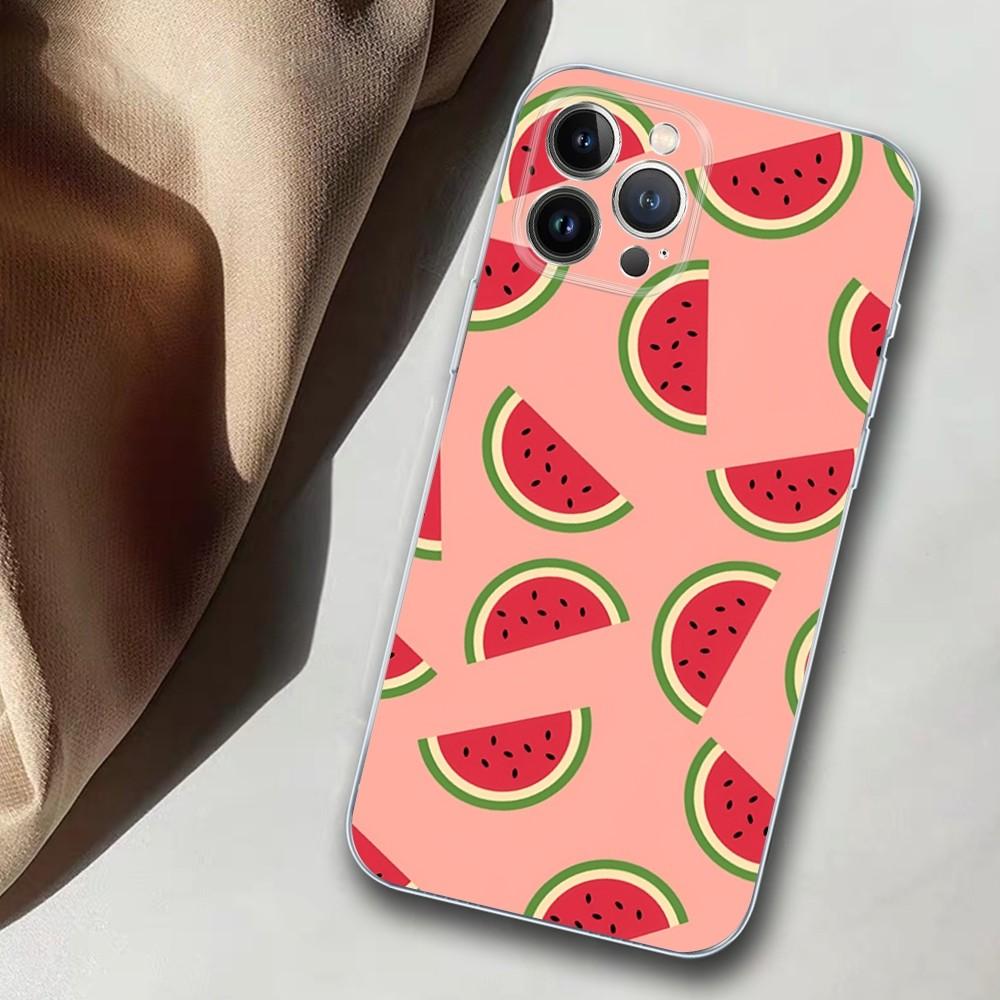 Watermelon Pattern Phone Case For iPhone 14 11 12 13 Mini Pro XS Max Cover 6 7 8 Plus X XR SE 2020 Funda Shell