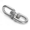1Pcs Eye Connectors 8 Ring Hook 304 Stainless Steel M4 M5 M6 M8 Carabiner Clasp Universal 4mm 5mm 6mm 8mm Marine Anchor Swivel