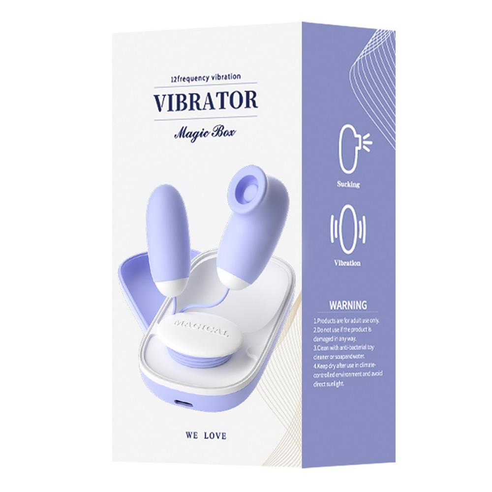 2 In 1 Vibrating Egg Sex Toy for Women Clitoris Sucker Vagina Massager G Spot Stimulation Adults Toy for Women