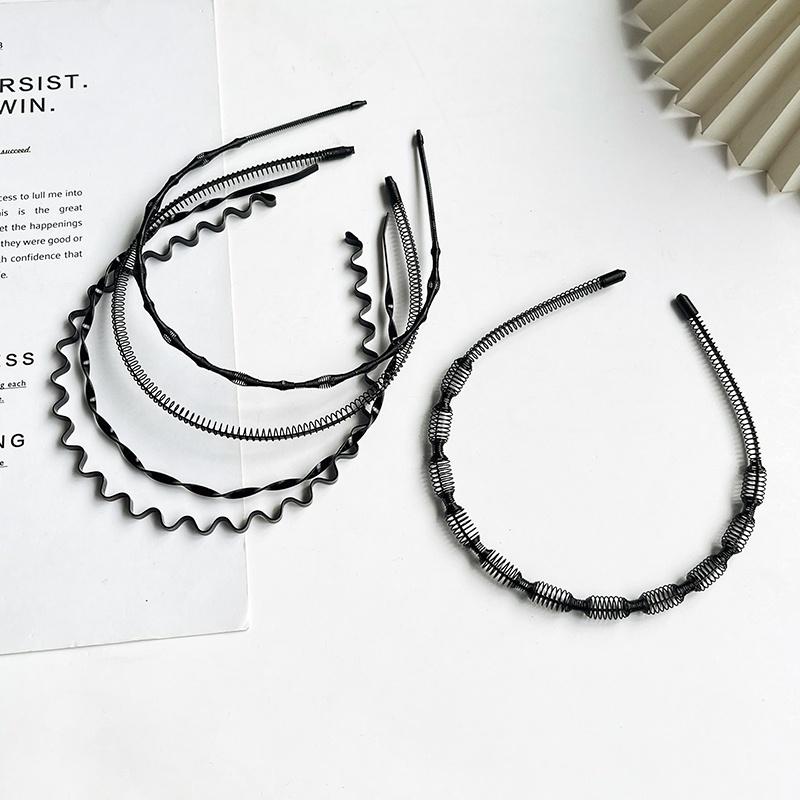 AISHG Non-slip Wash Wave Hair Bands for Women Invisible Movement Tide Simple Back Headwear Korean Hairband Girl Hair Accessories