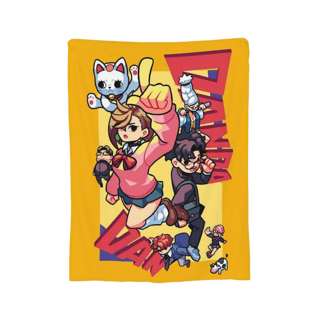 Dandadan Anime Blanket Cover Coral Fleece Plush Okarun Super Warm Throw Blanket for Bedding Couch Bedspread