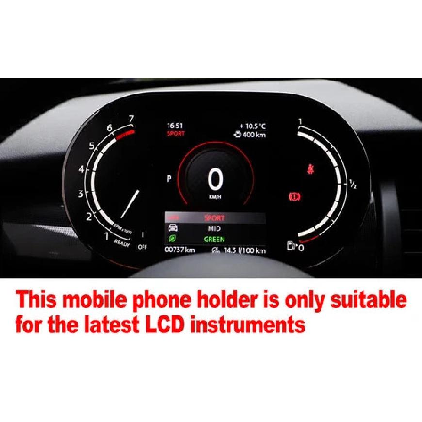 Car Phone Holder Stand LCD Tachometer For Cooper S JCW F54 F55 F56 F57 F60 +