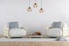 MODERN WOODEN LED CEILING HANGING LAMP
