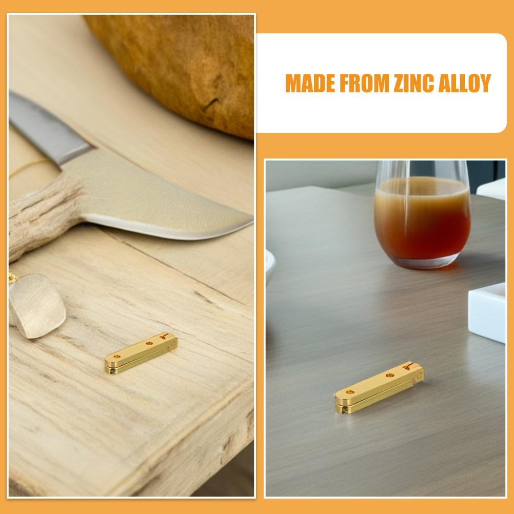 12Pcs Zinc Alloy 90 Degree Hinges for Wooden Box Chest Small Decorative Jewelry Box Cabinet Hardware Miniature Furniture Hinges