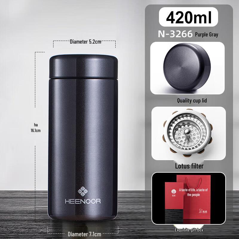Heenoor Stylish Stainless Steel Insulated Water Bottle