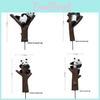 Cartoon Tree Cute Branch Climbing Panda Mini Model Ornament For Gardening Decor