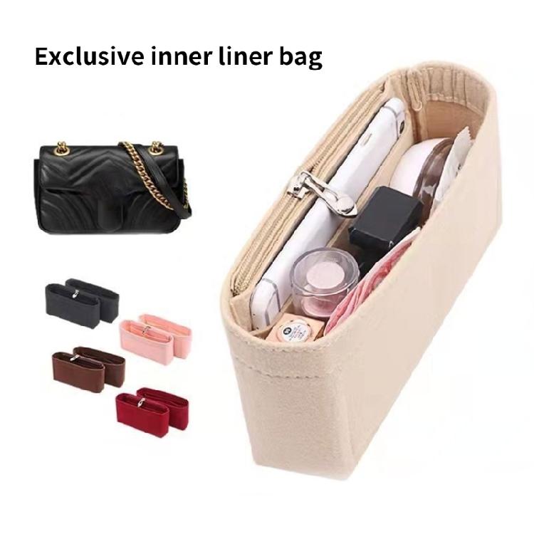 Felt Insert Bag Organizer Versatile Travel Insert Bag Cosmetic Bags Handbag