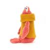 JELLYCAT Ocean Series Animal Pullover Lobster Companion Doll Plush Doll 21cm Height