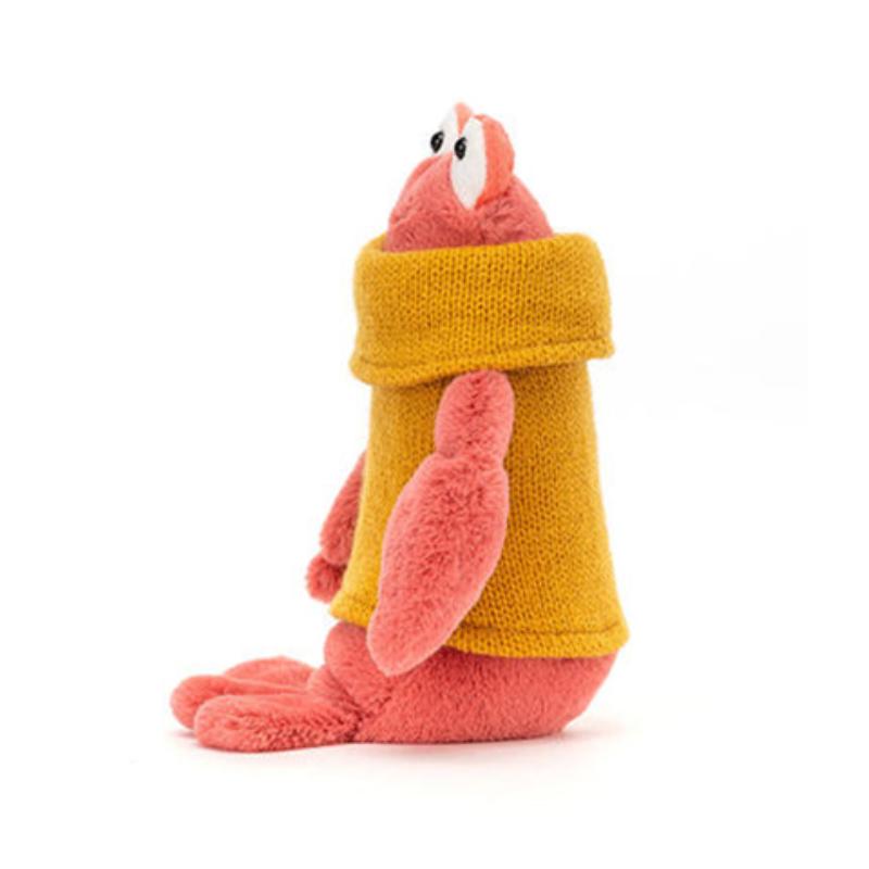 JELLYCAT Ocean Series Animal Pullover Lobster Companion Doll Plush Doll 21cm Height